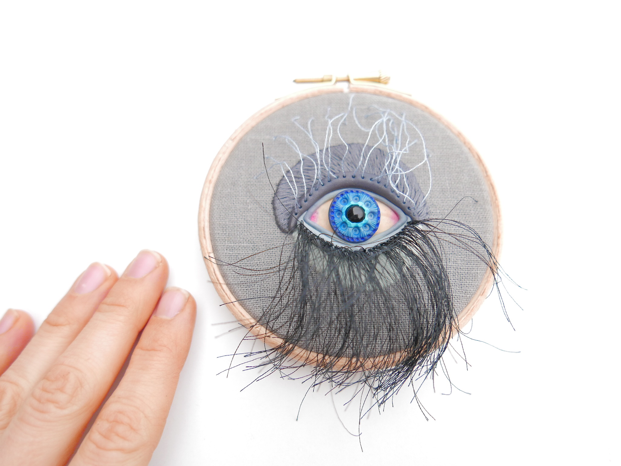 mixed media embroidery