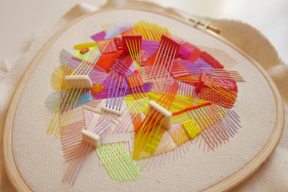 the view of complete embroidery